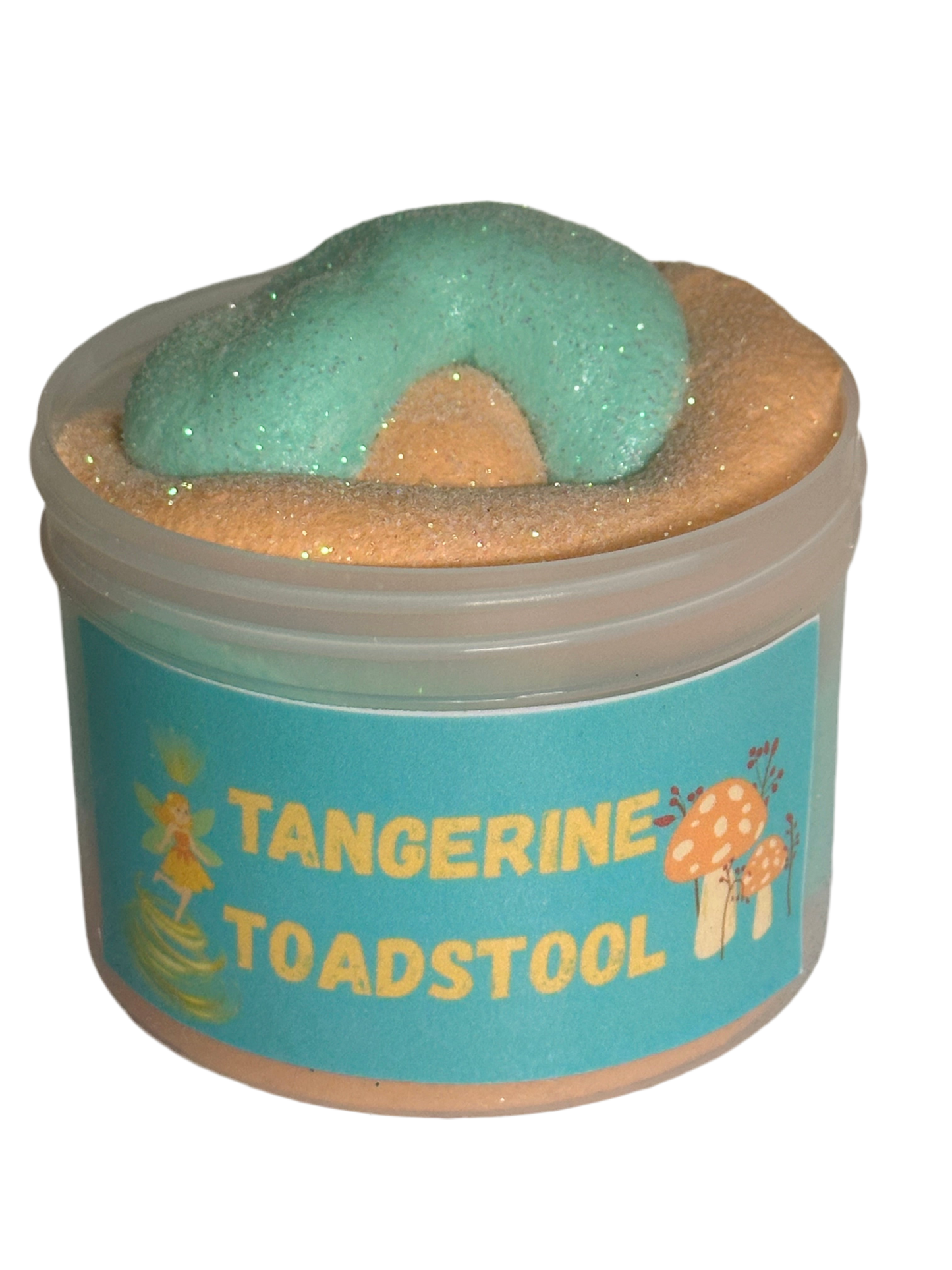 NEW! 🍊🪵 Tangerine Toadstool – Scented Clay & Snow Fizz Slime w/ Charm