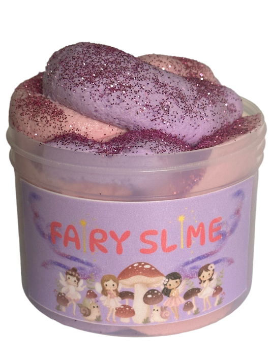 NEW! 🧚♀️✨ Fairy Slime – Scented Cloud Cream & Snow Fizz Slime w/ Charm