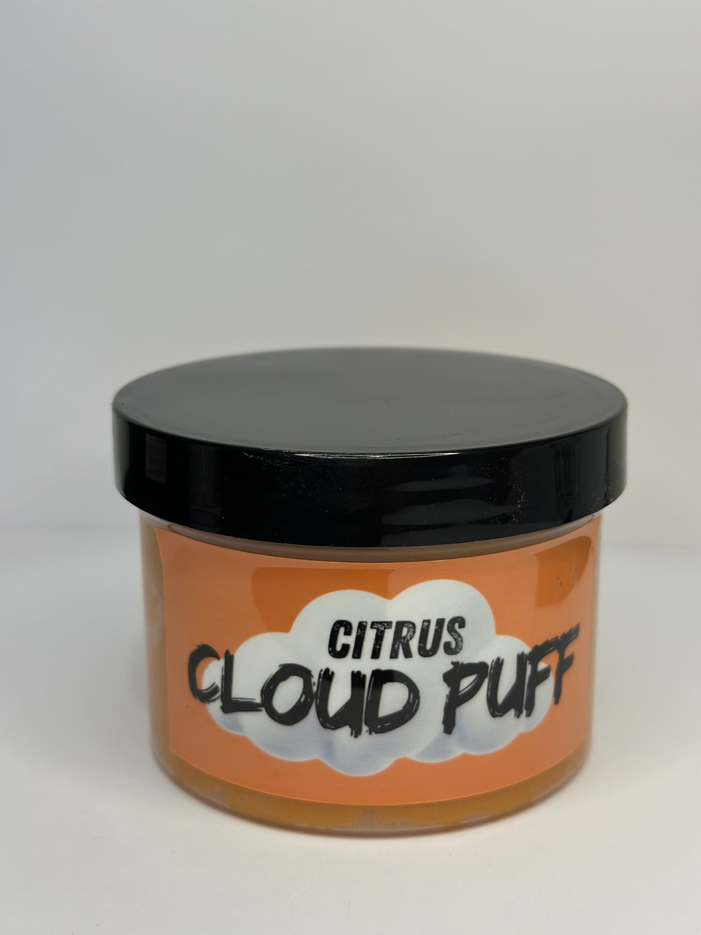 🍊☁️ Citrus Cloud Puff – Scented Cloud Slime w/ Charm