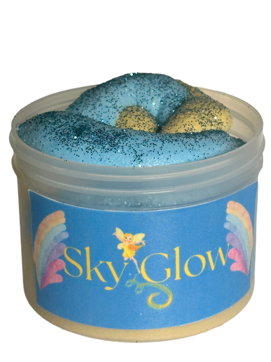 NEW! 🌌✨ Sky Glow – Scented Cloud Cream & Clay Slime w/ Charm