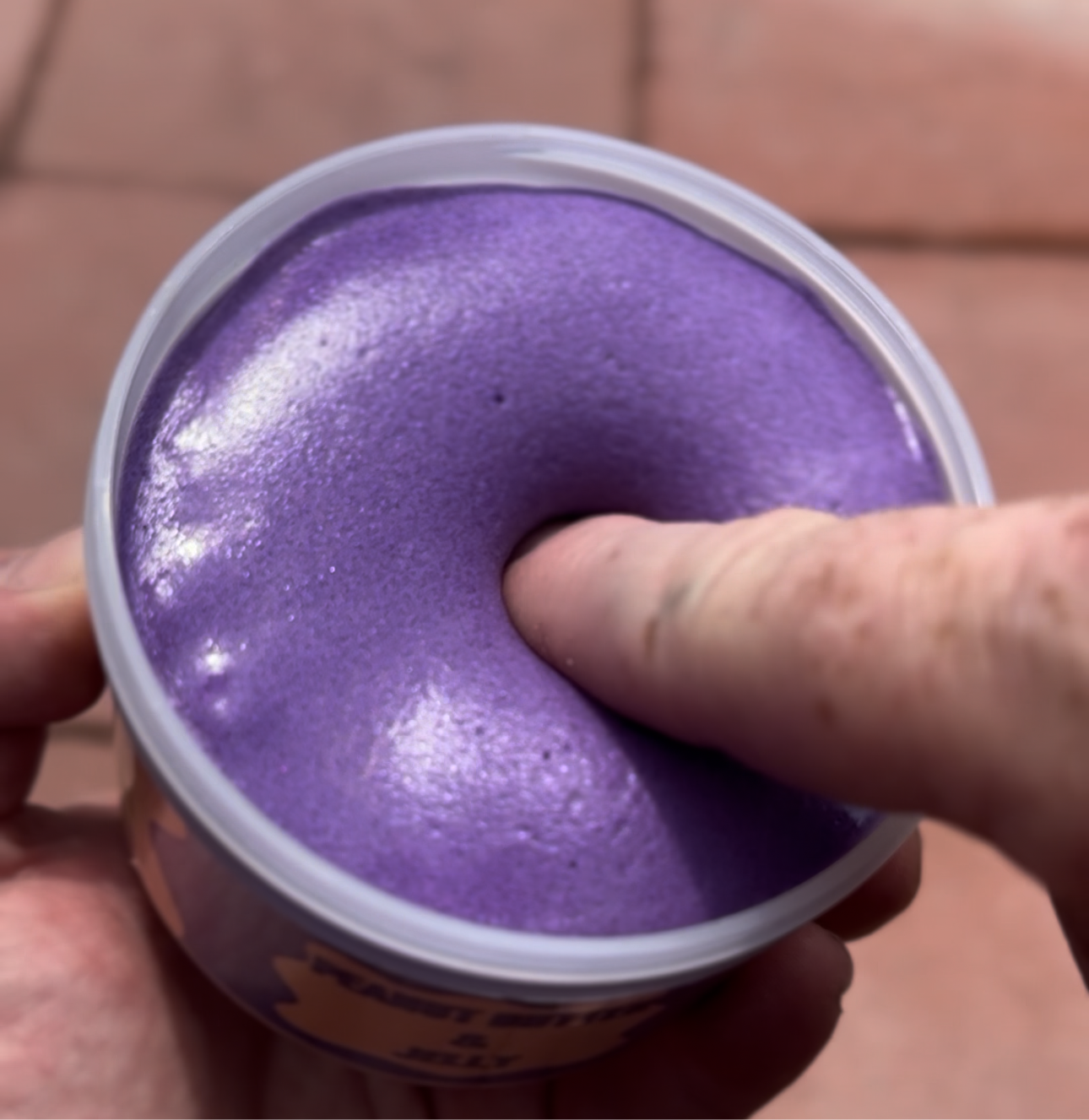 New! 🥜 Peanut Butter & Jelly – Scented Duo Slime w/ Charm